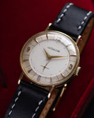 Rare watch "Jaeger - LeCoultre" 14K Gold, Pie pan, Cal.480 from 1950s - DuMarko