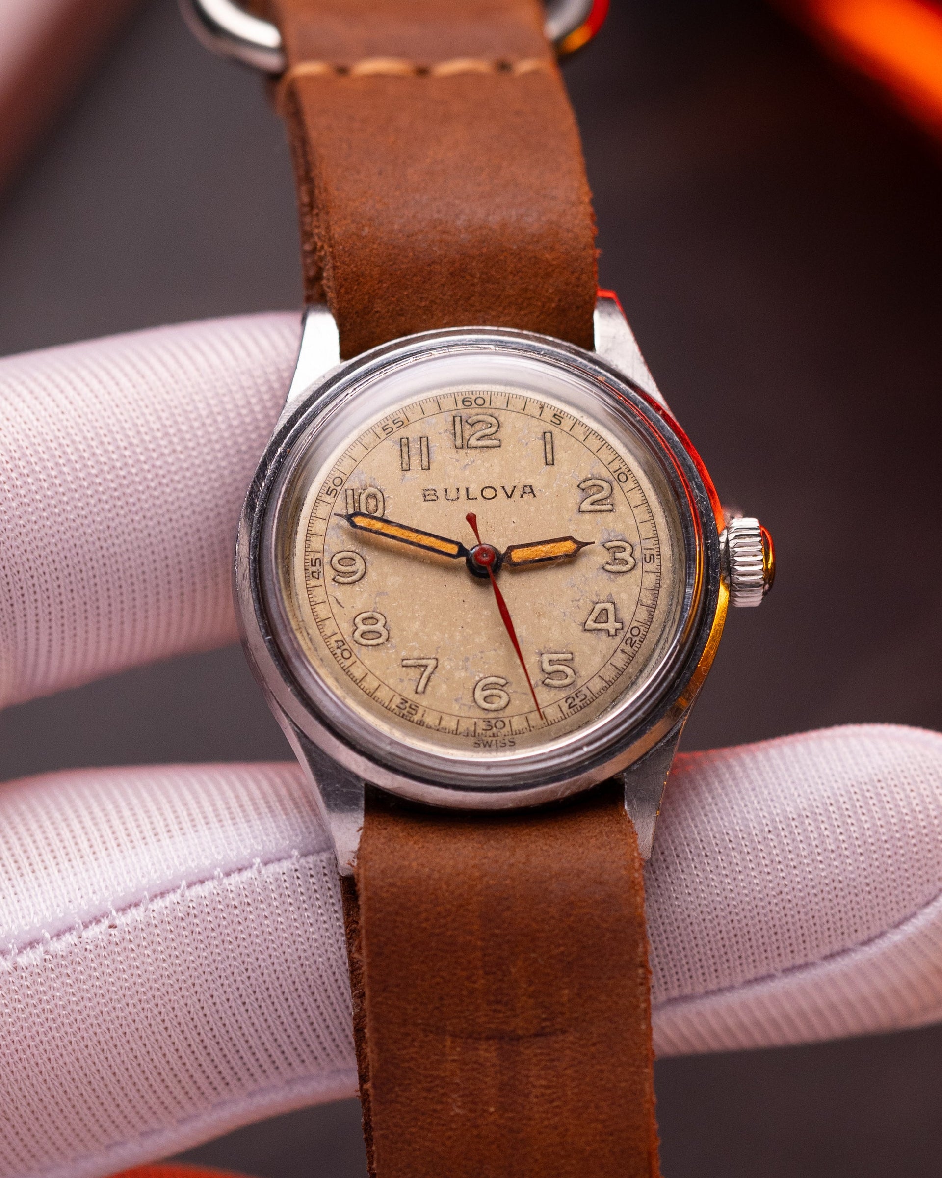 Vintage Watches Bulova N6 Watch BULOVA Computron N6,RED LCD