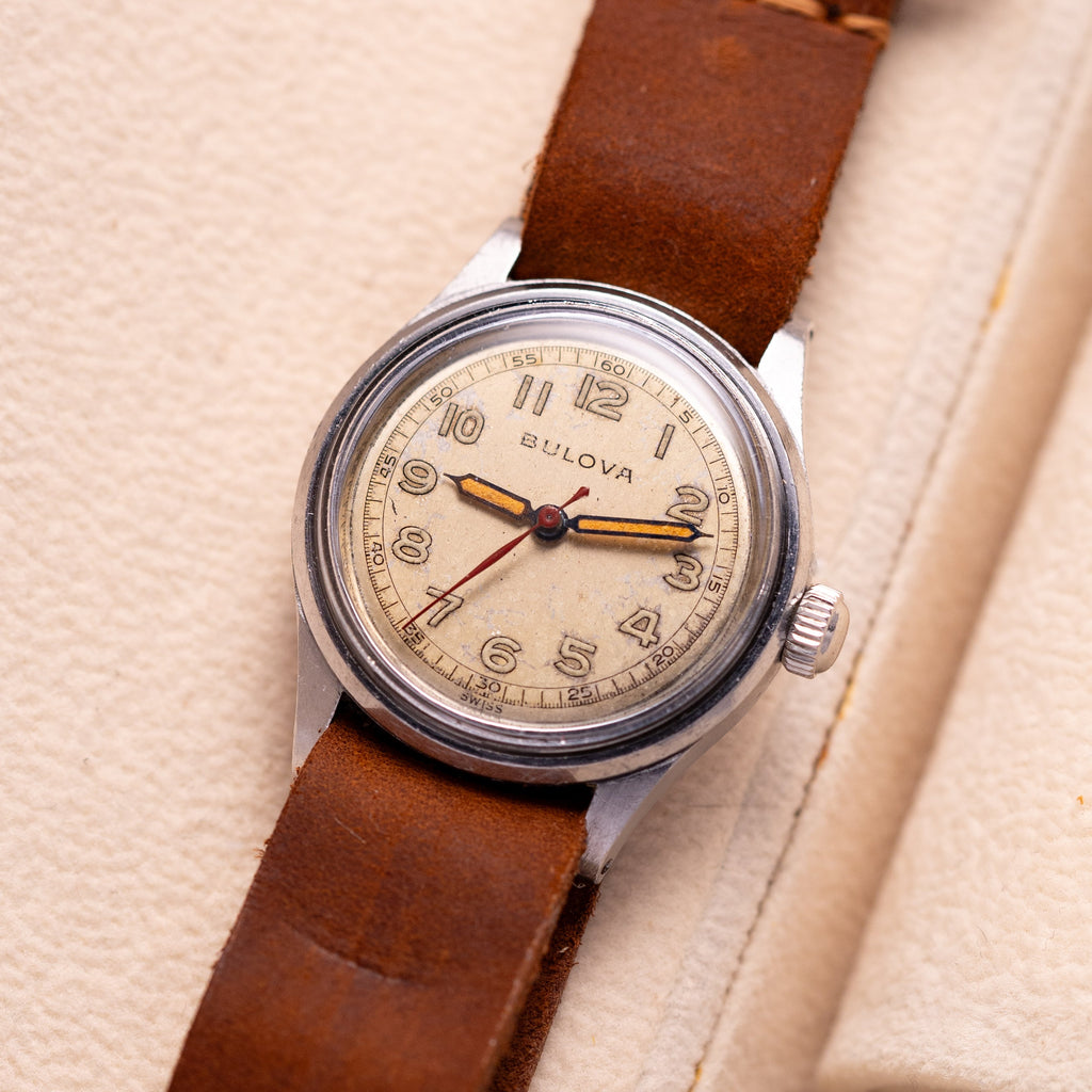 Rare WW2 Bulova Men's Watch - Vintage American Watch - VintageDuMarko
