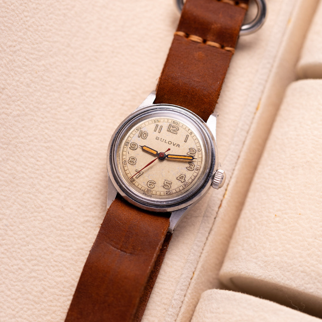 Rare WW2 Bulova Men's Watch - Vintage American Watch - VintageDuMarko