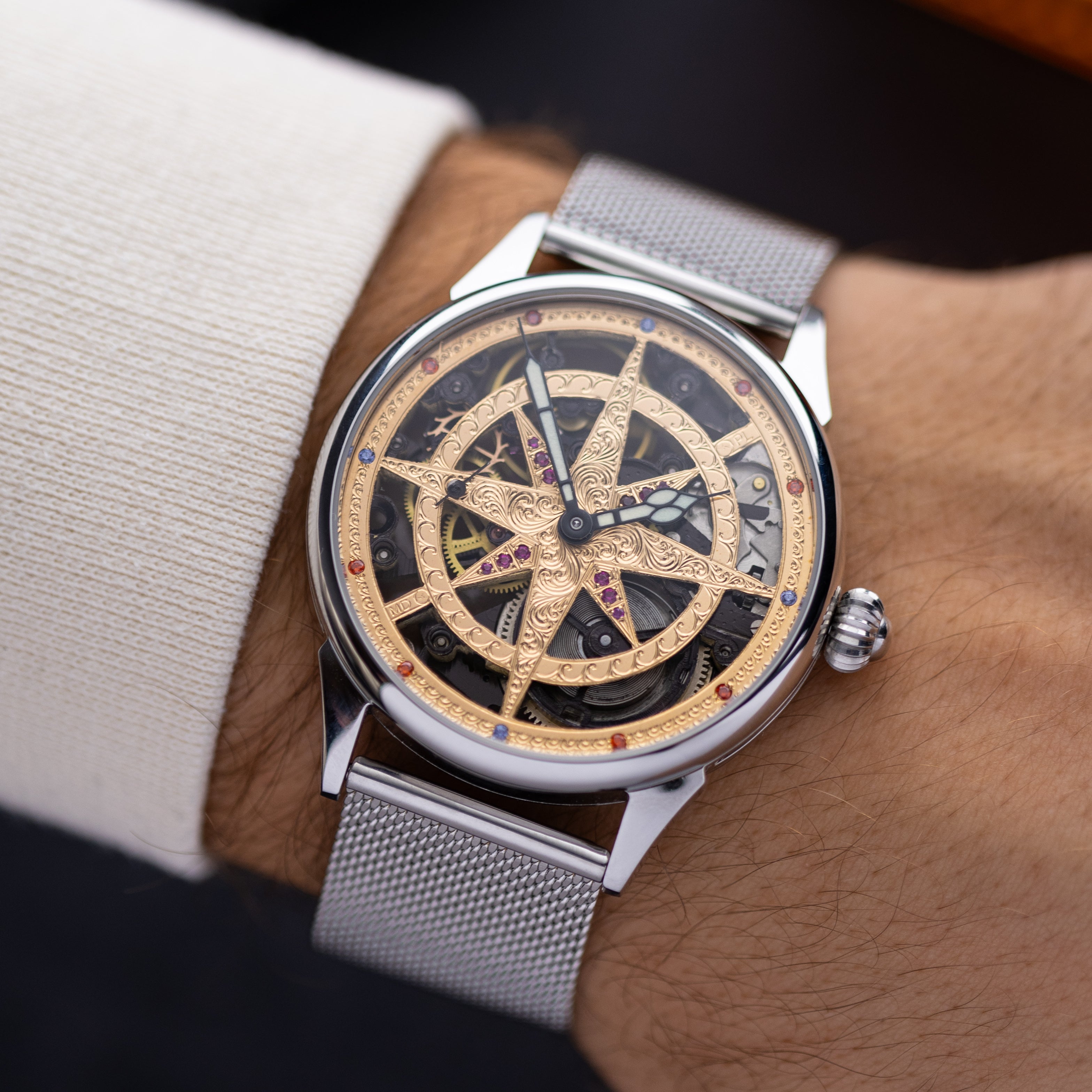 Sirius Watch «Molnija Sirius Star» - Skeleton Custom Watch - DuMarko