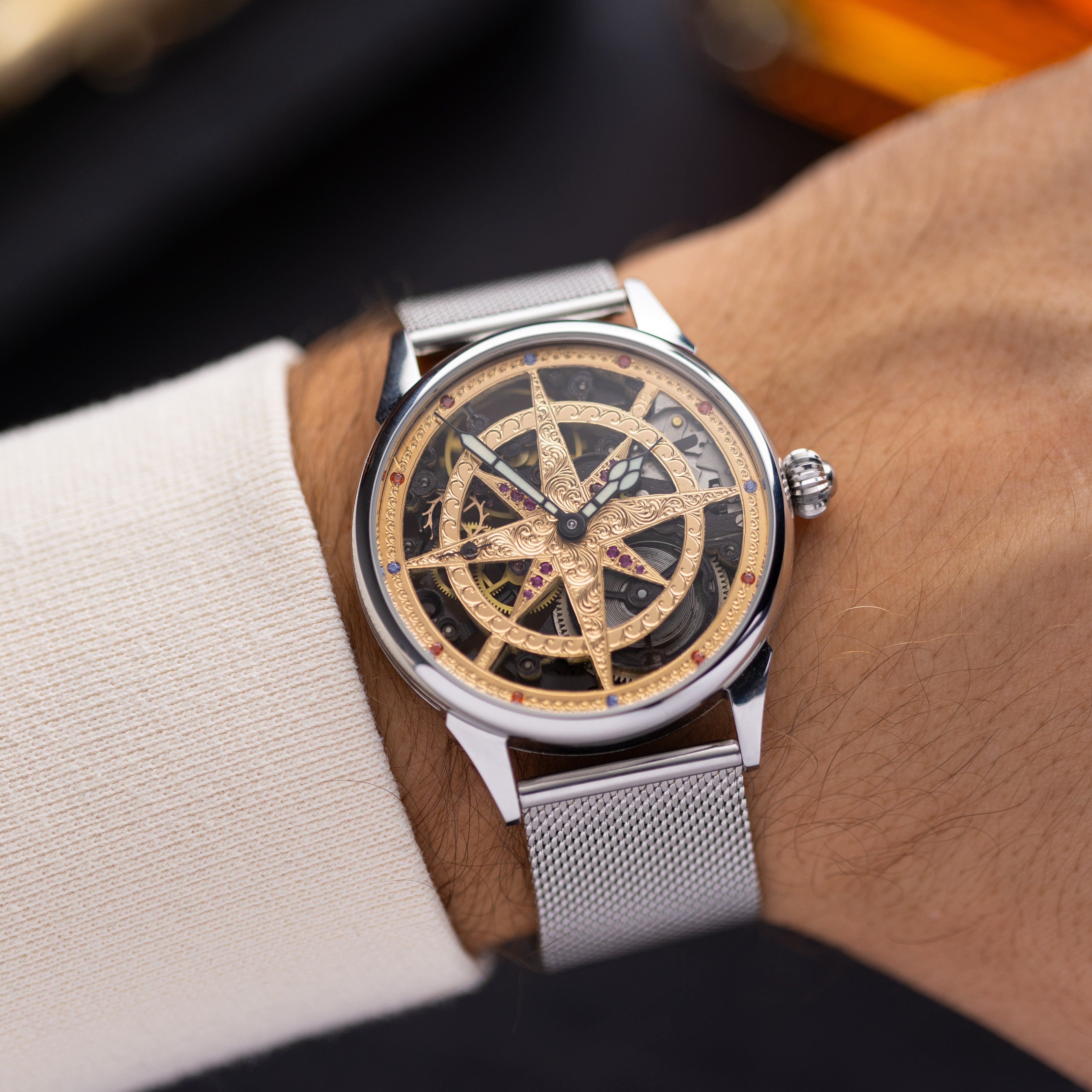 Sirius Watch «Molnija Sirius Star» - Skeleton Custom Watch - DuMarko