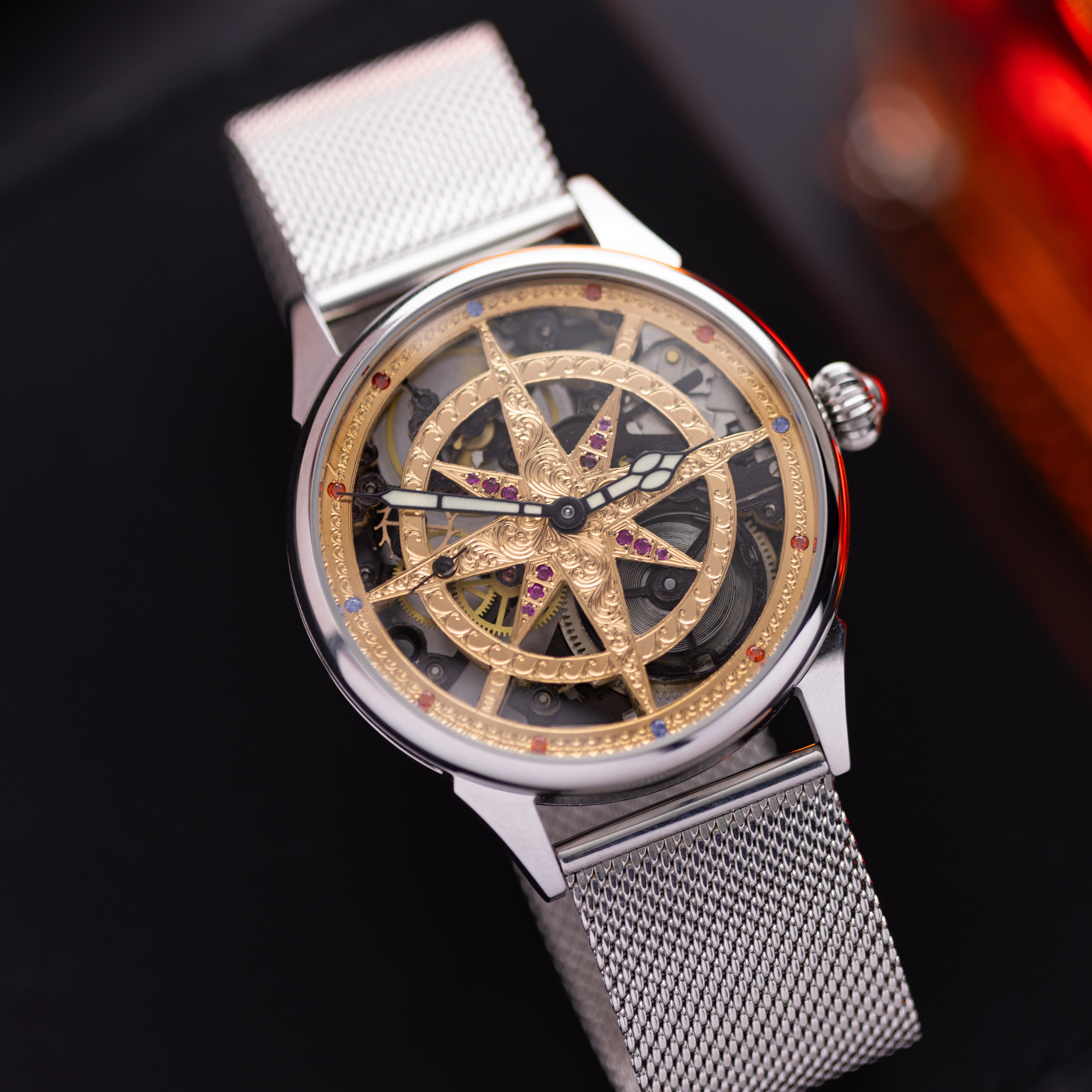 Sirius Watch «Molnija Sirius Star» - Skeleton Custom Watch - DuMarko