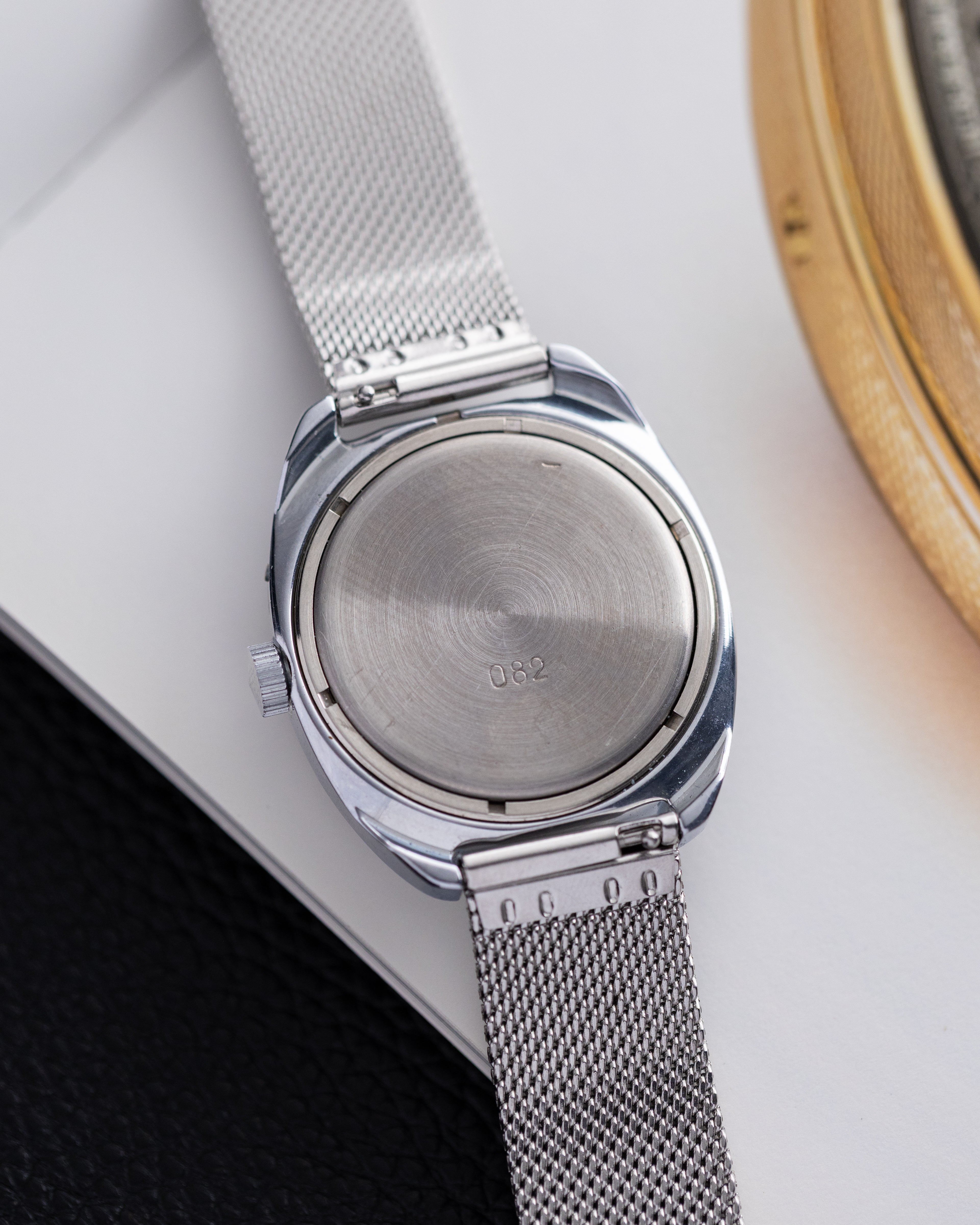 Slava NOS, Vintage Soviet Watch, Sunray Dial, Double Calendar, Made in USSR - DuMarko