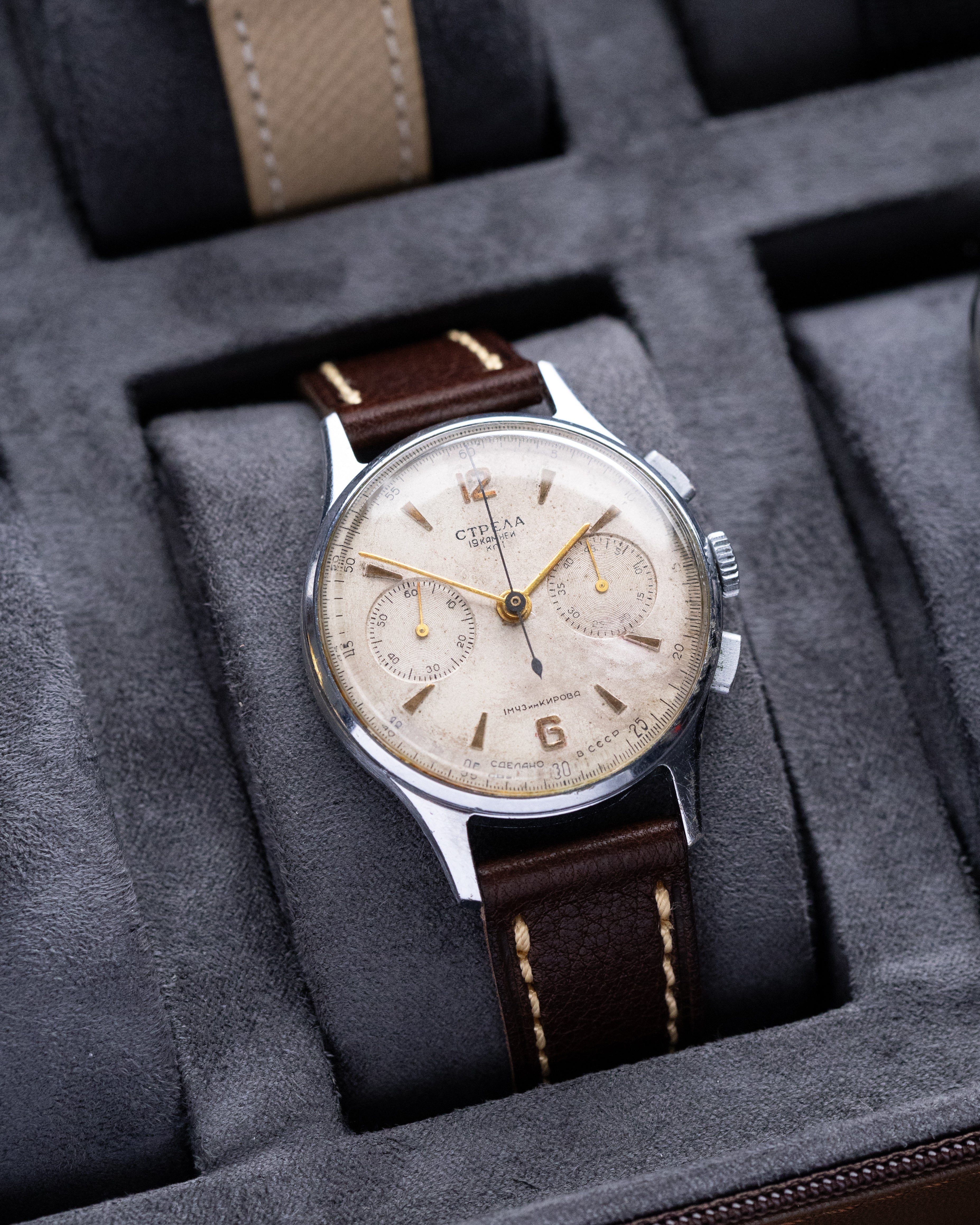 Soviet vintage Poljot Strela, All Original, Cal.3017, Chronograph for Aviators and Astronauts - DuMarko