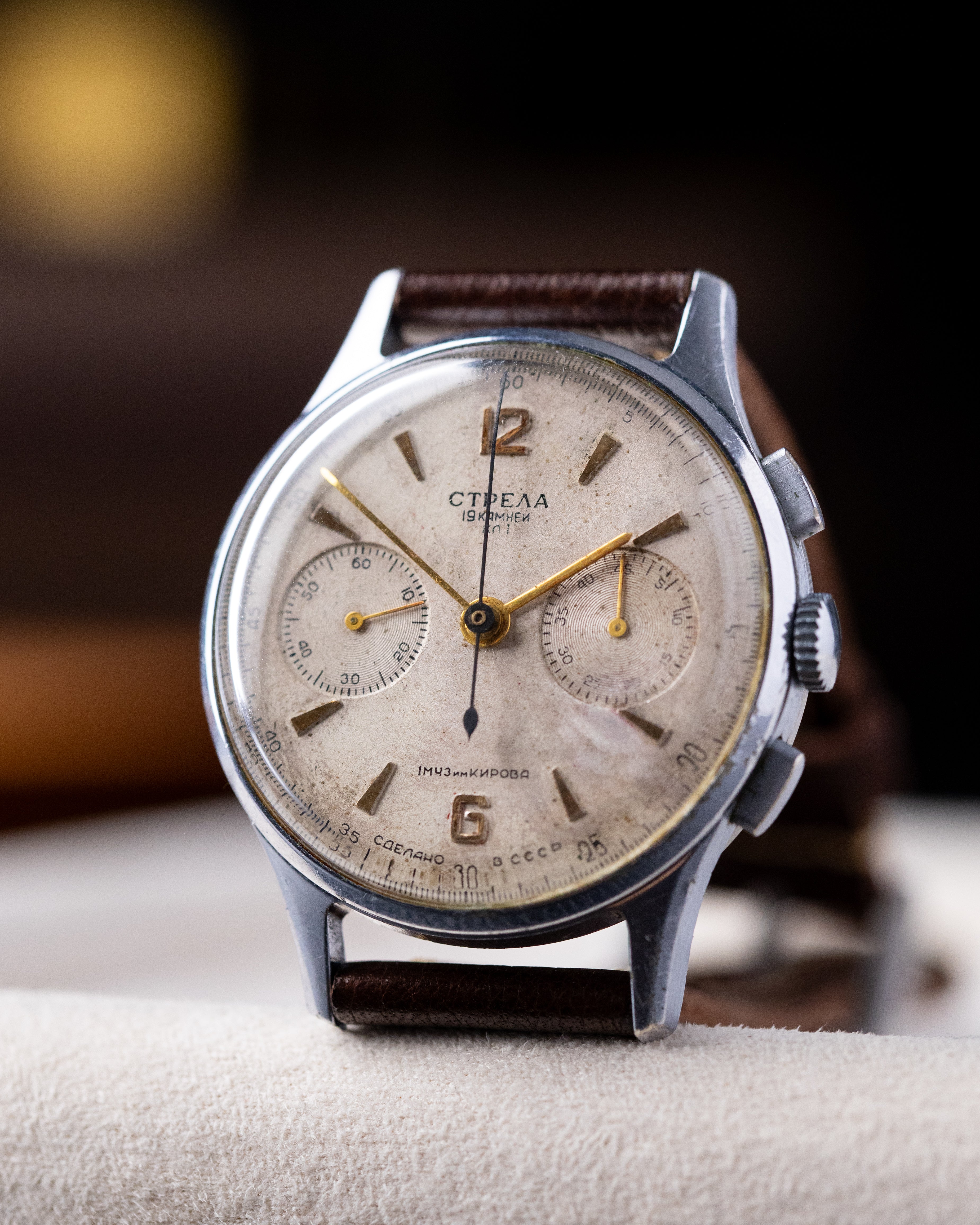 Soviet vintage Poljot Strela, All Original, Cal.3017, Chronograph for Aviators and Astronauts - DuMarko