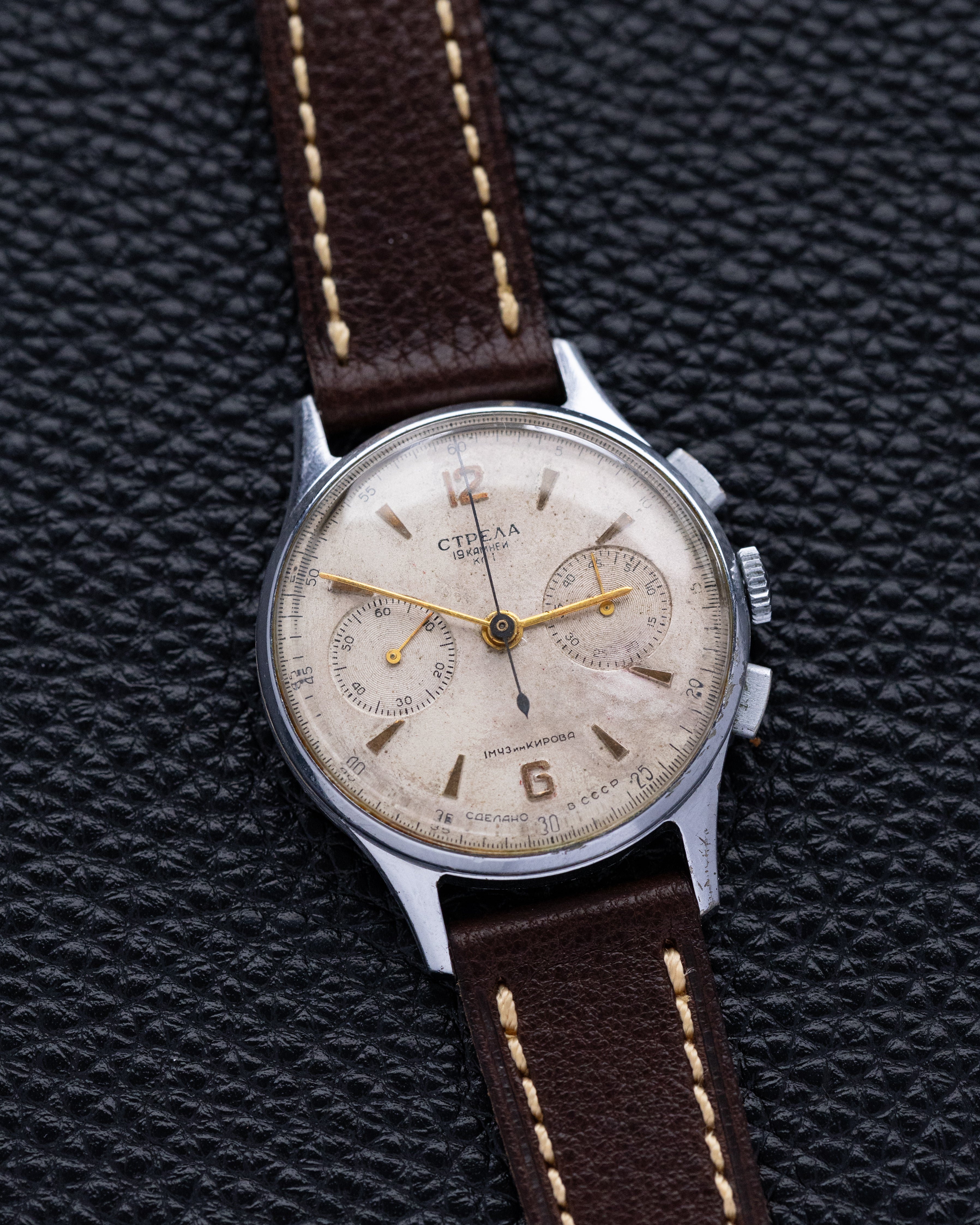Soviet vintage Poljot Strela, All Original, Cal.3017, Chronograph for Aviators and Astronauts - DuMarko