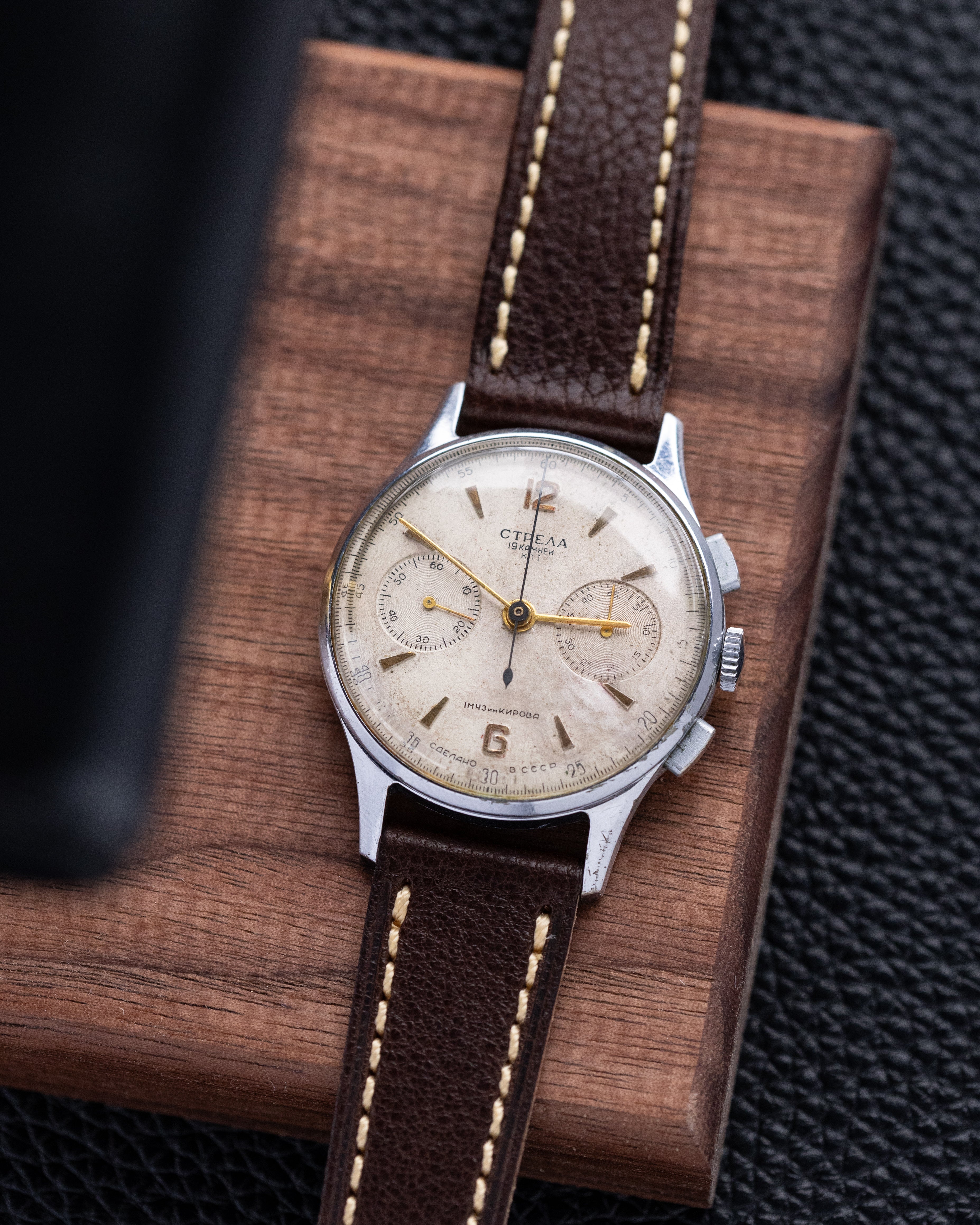 Soviet vintage Poljot Strela, All Original, Cal.3017, Chronograph for Aviators and Astronauts - DuMarko