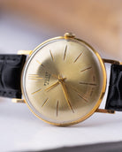 Soviet Vintage Watch Poljot, Slim gold - plated case AU20, Completely Authentic - DuMarko