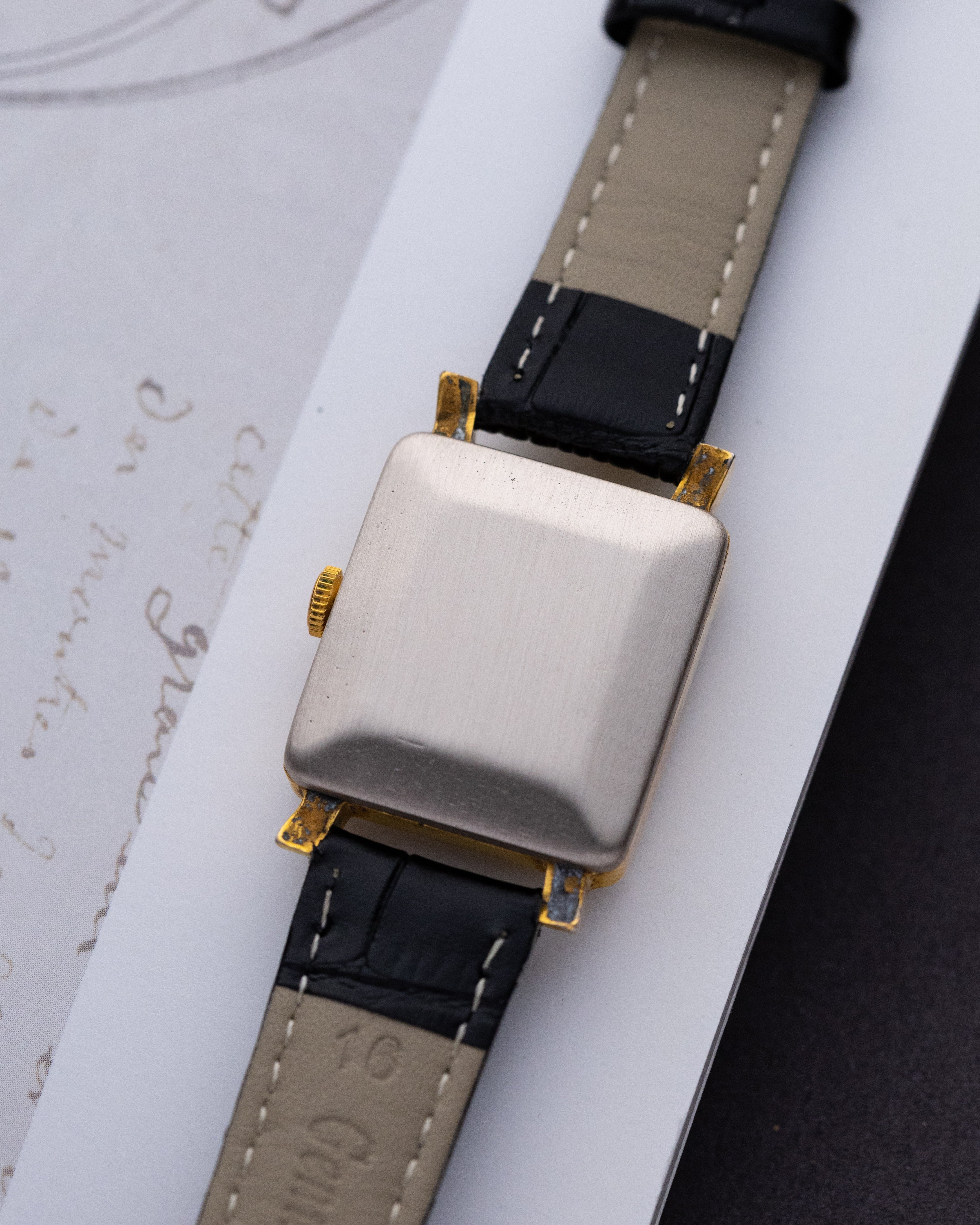 Sura Vintage Soviet Watch, Cal. 2009, Art Deco Tank from 1950's - DuMarko