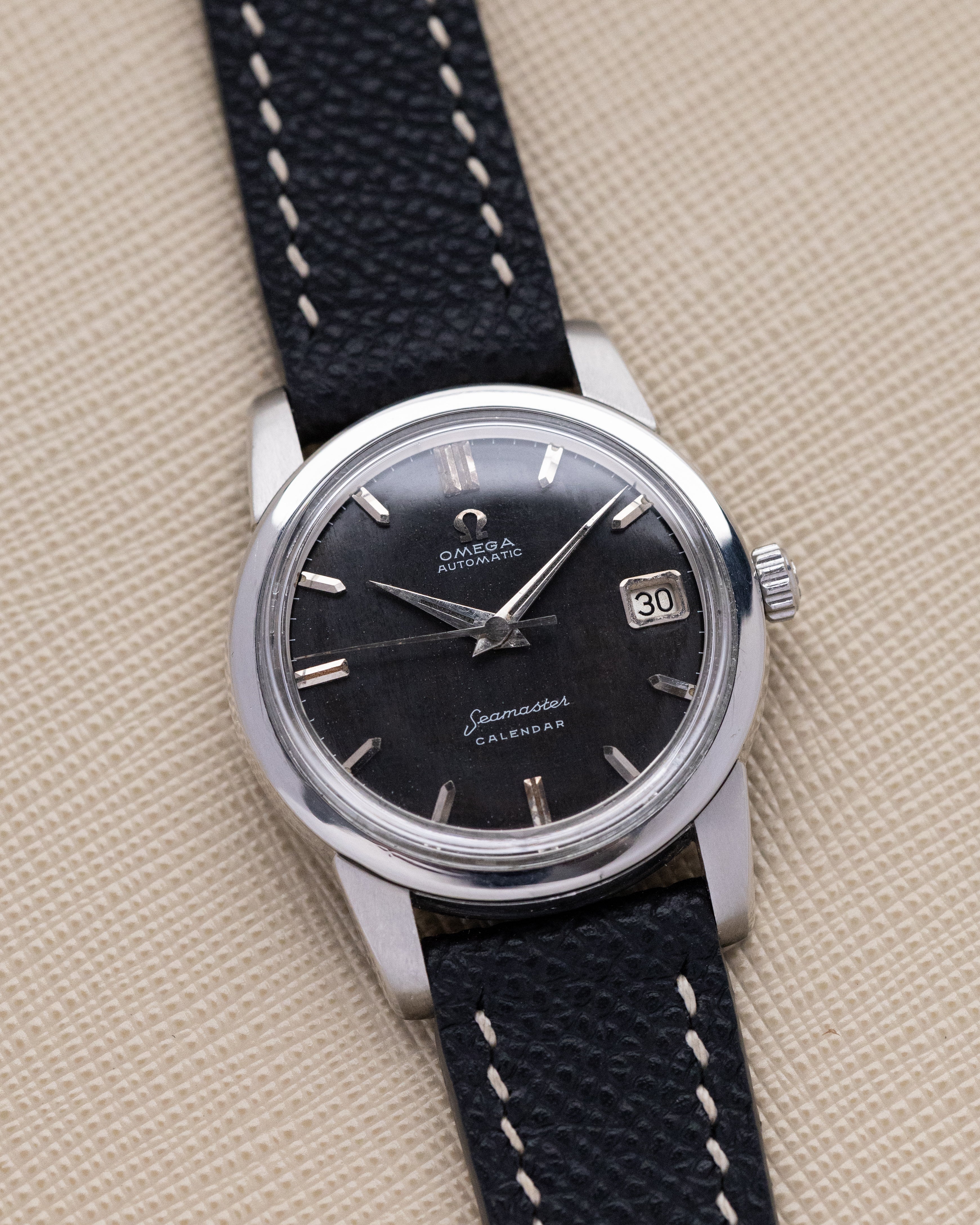Vantage Omega Seamaster Calendar Automatic Graphite black dial, Ref 2849.1SC from 1950s - DuMarko
