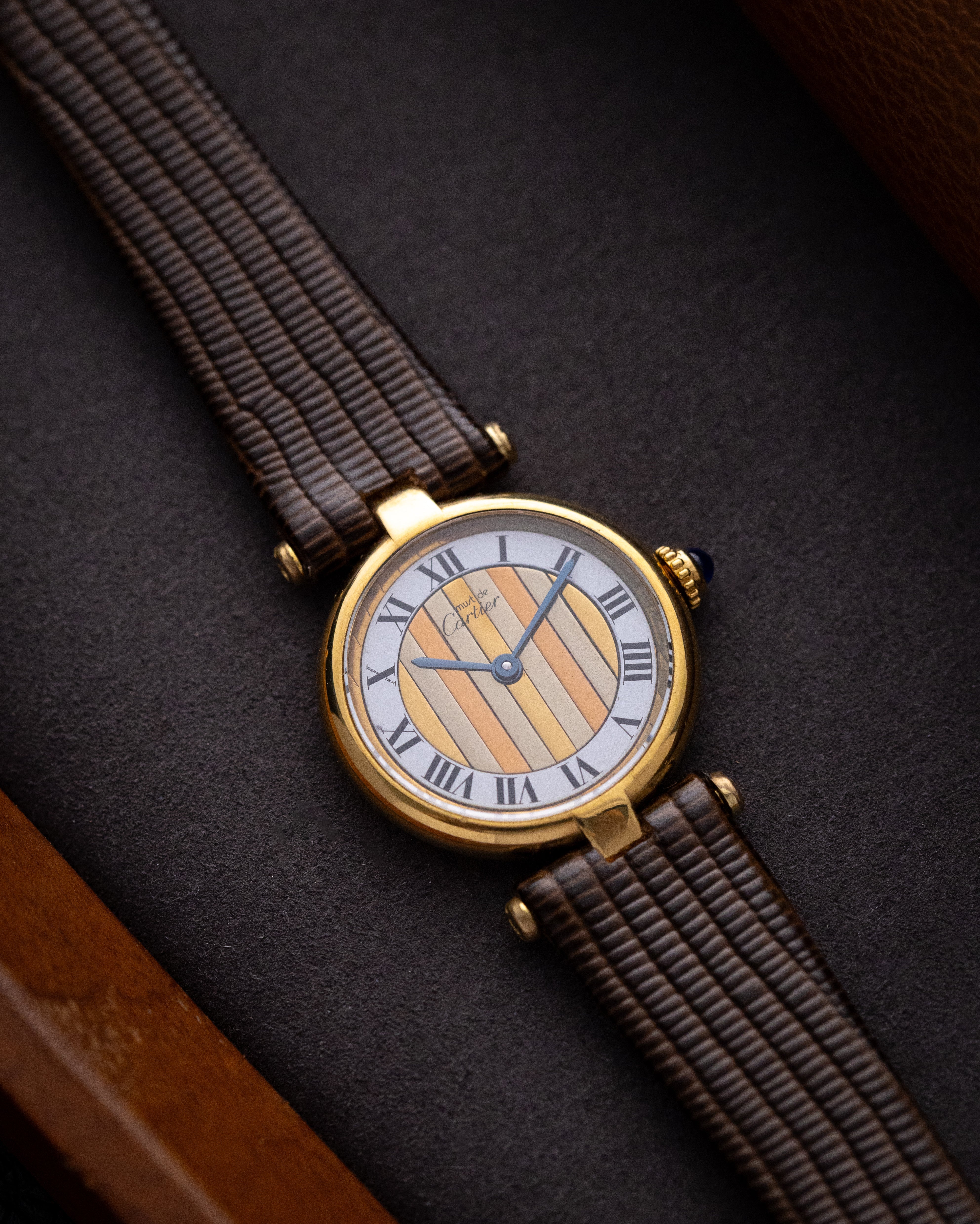 Vintage Cartier Must de Vendôme Ladies Watch, Quartz, Ref. 590004, Trinity Dial - DuMarko