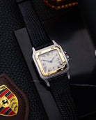Vintage Cartier Santos Quartz, Ref. 187901, Roman numerals, Date window - DuMarko