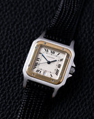 Vintage Cartier Santos Quartz, Ref. 187901, Roman numerals, Date window - DuMarko