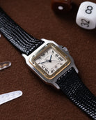 Vintage Cartier Santos Quartz, Ref. 187901, Roman numerals, Date window - DuMarko