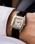 Vintage Cartier Santos Quartz, Ref. 187901, Roman numerals, Date window - DuMarko