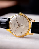 Vintage Certina Automatic Bumper, Cream Guilloché dial, Swiss Made Watch - DuMarko