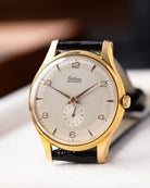 Vintage Certina Automatic Bumper, Cream Guilloché dial, Swiss Made Watch - DuMarko