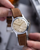 Vintage Doxa, Patek FB 565, 35 mm case, Beige gilt dial - DuMarko