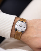 Vintage Heuer Automatic Swiss Watch, Barrel Case, Cal. AS 1580 from 1960s - DuMarko