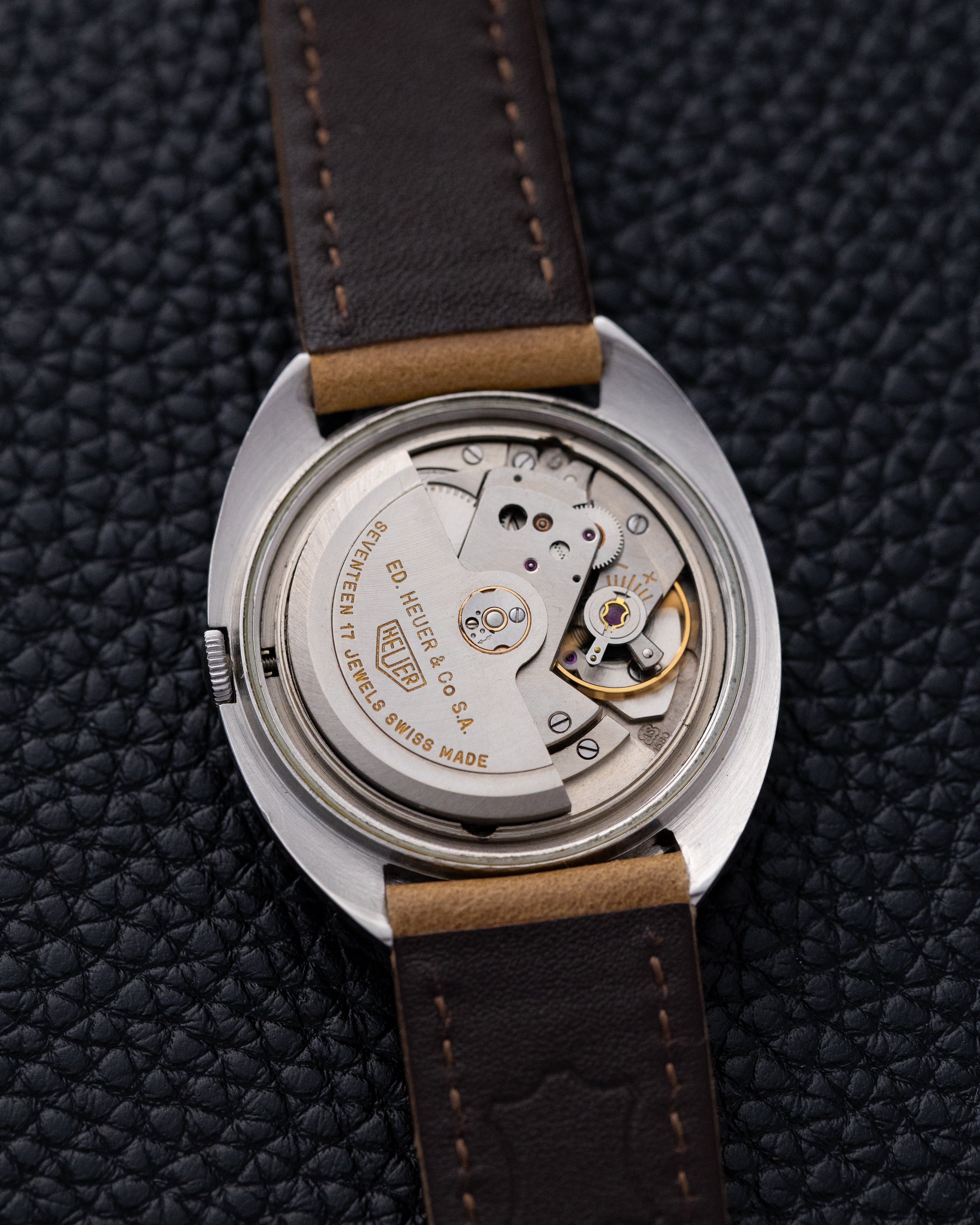 Vintage Heuer Automatic Swiss Watch, Barrel Case, Cal. AS 1580 from 1960s - DuMarko