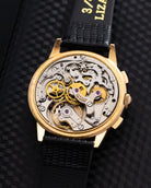 Vintage Jaeger - LeCoultre Chronograph, 18K Solid Gold Case Cal. UG 285 from 1940's - DuMarko