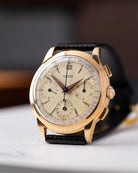 Vintage Jaeger - LeCoultre Chronograph, 18K Solid Gold Case Cal. UG 285 from 1940's - DuMarko