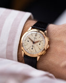 Vintage Jaeger - LeCoultre Chronograph, 18K Solid Gold Case Cal. UG 285 from 1940's - DuMarko