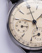 Vintage Jaeger - LeCoultre Chronograph, Steel Case, Ref. 22493, Cal. UG 285 from 1940's - DuMarko
