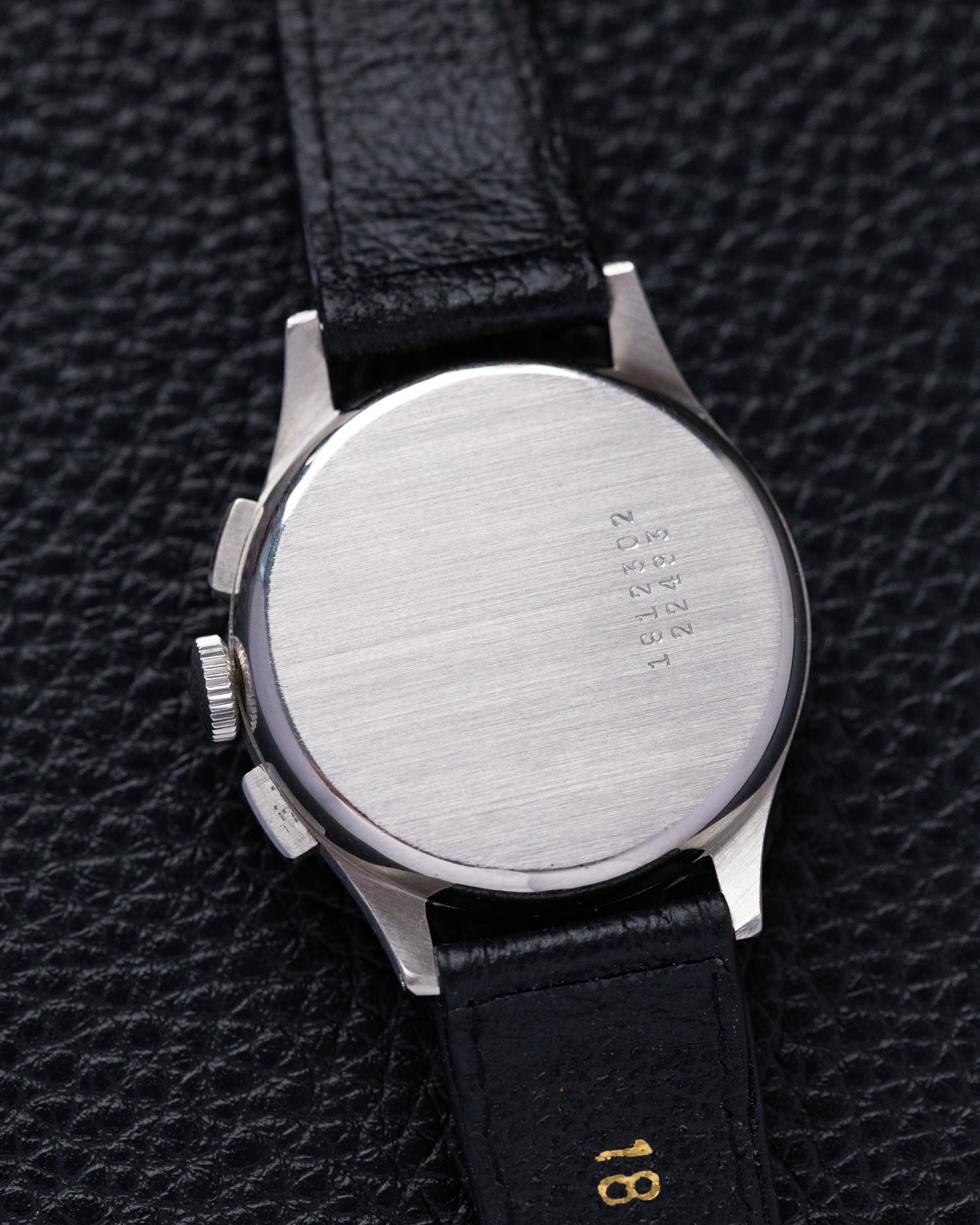 Vintage Jaeger - LeCoultre Chronograph, Steel Case, Ref. 22493, Cal. UG 285 from 1940's - DuMarko