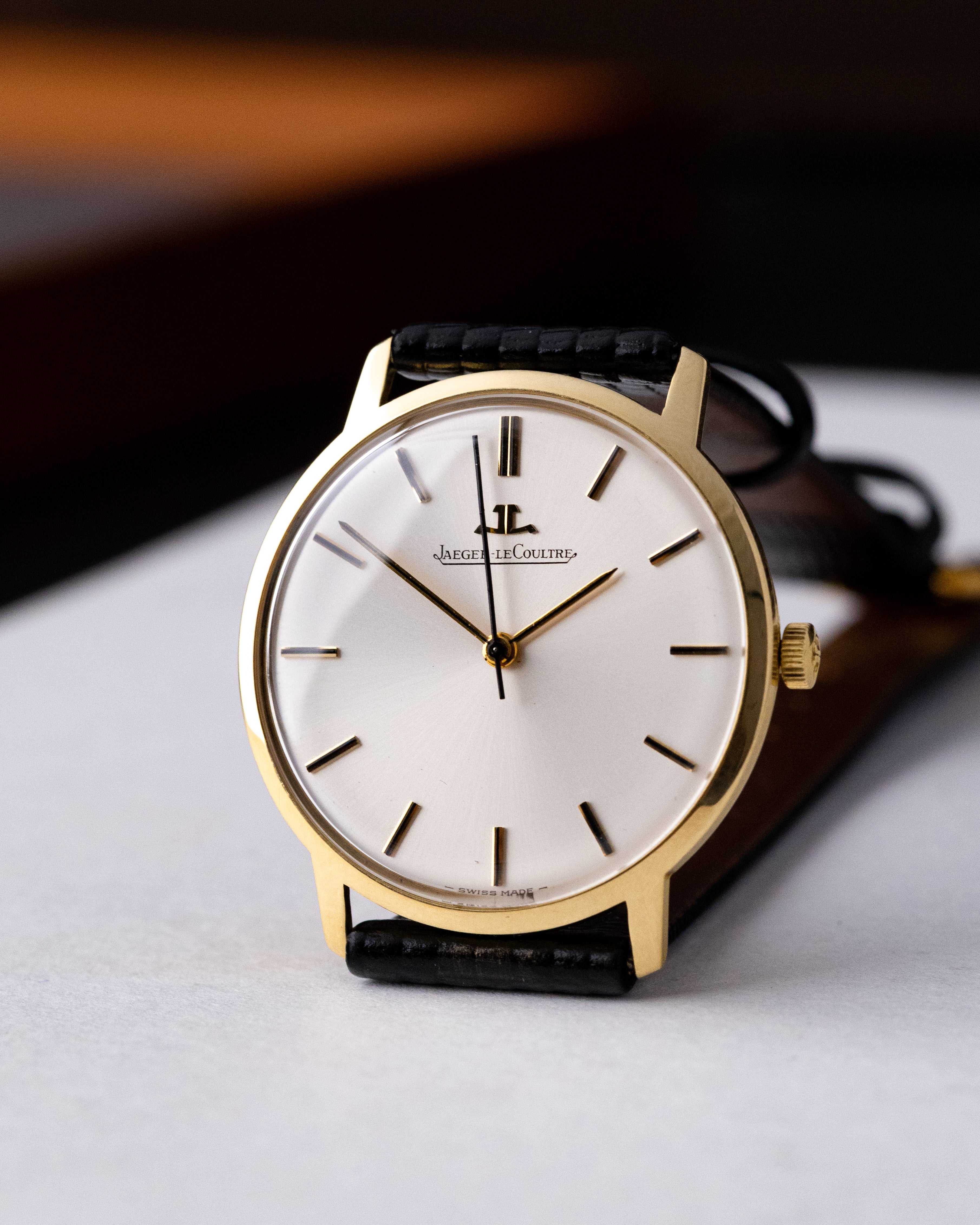 Vintage Jaeger - LeCoultre Dress Watch, Ref. 20007, 18K Gold Case, Cal. K885 from 1960s - DuMarko