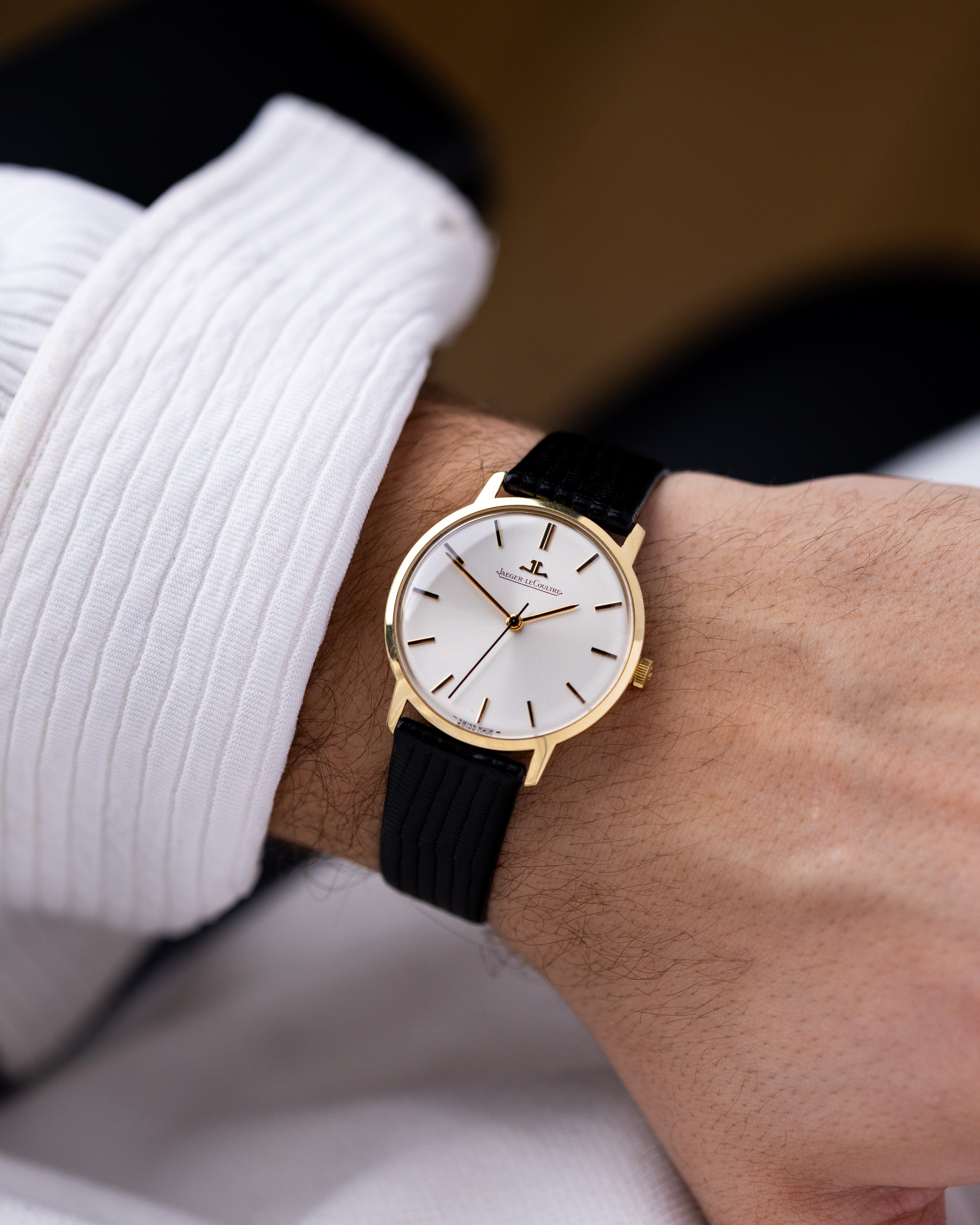 Vintage Jaeger - LeCoultre Dress Watch, Ref. 20007, 18K Gold Case, Cal. K885 from 1960s - DuMarko