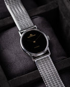 Vintage Jaeger - LeCoultre Ellipse, Black dial, Ref. 5002.42, Ultra - Thin, Automatic Cal. 900 from 1970s - DuMarko