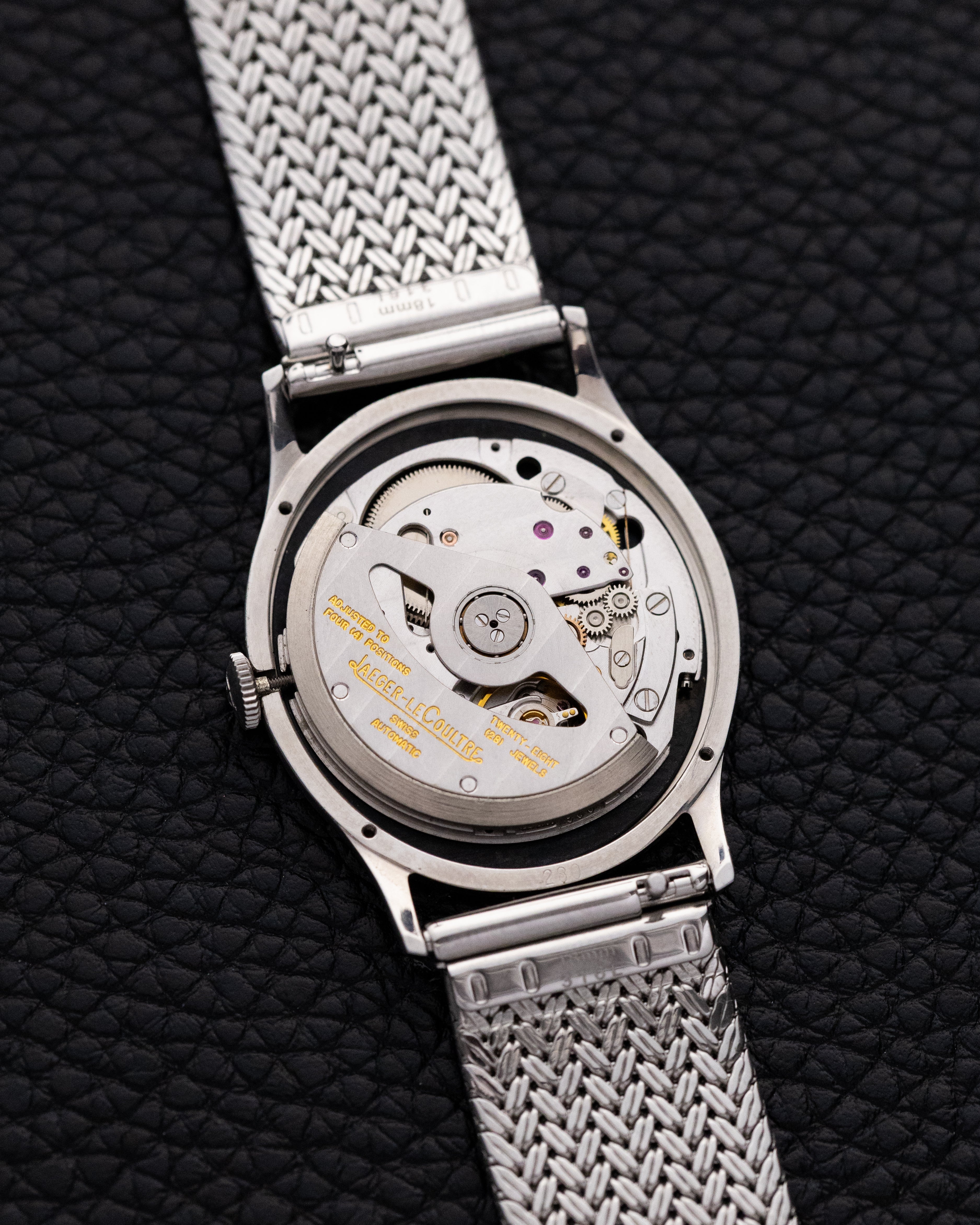 Vintage Jaeger - LeCoultre Ellipse, Black dial, Ref. 5002.42, Ultra - Thin, Automatic Cal. 900 from 1970s - DuMarko