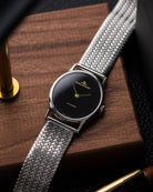 Vintage Jaeger - LeCoultre Ellipse, Black dial, Ref. 5002.42, Ultra - Thin, Automatic Cal. 900 from 1970s - DuMarko