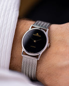 Vintage Jaeger - LeCoultre Ellipse, Black dial, Ref. 5002.42, Ultra - Thin, Automatic Cal. 900 from 1970s - DuMarko