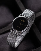 Vintage Jaeger - LeCoultre Ellipse, Black dial, Ref. 5002.42, Ultra - Thin, Automatic Cal. 900 from 1970s - DuMarko