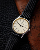 Vintage Jaeger - LeCoultre Ladies Watch, Ref. 140.114.5, Roman numerals, Cream Dial from 1980's - DuMarko