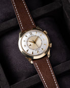Vintage Jaeger - LeCoultre Memovox Alarm, Ref. 3151, Floating Disk Mystery Dial, 10K Gold Filled, 1950s - DuMarko