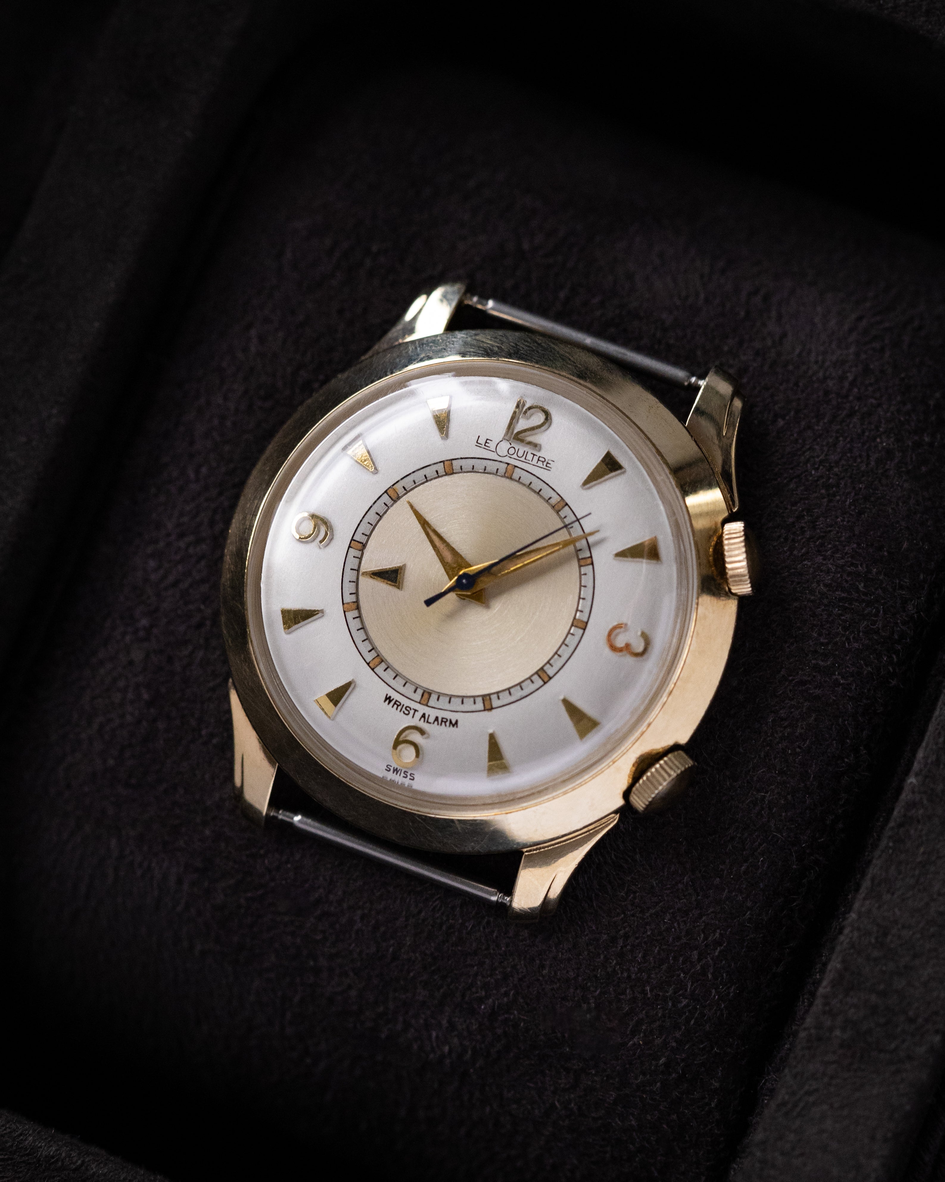 Vintage Jaeger - LeCoultre Memovox Alarm, Ref. 3151, Floating Disk Mystery Dial, 10K Gold Filled, 1950s - DuMarko
