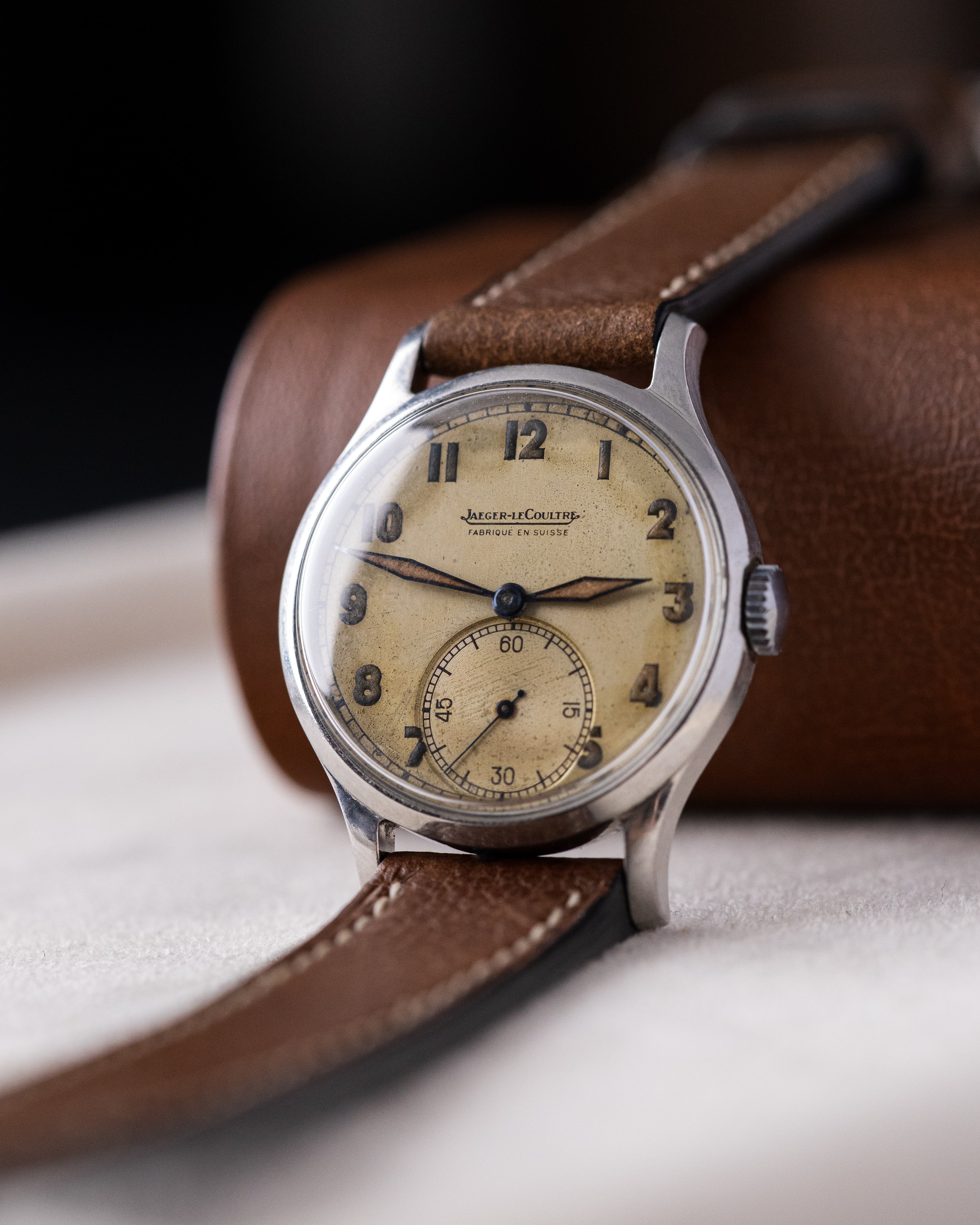 Vintage Jaeger - LeCoultre Military Watch, Cal. P469/c, Original Radium Dial with Sub - second from 1940's - DuMarko
