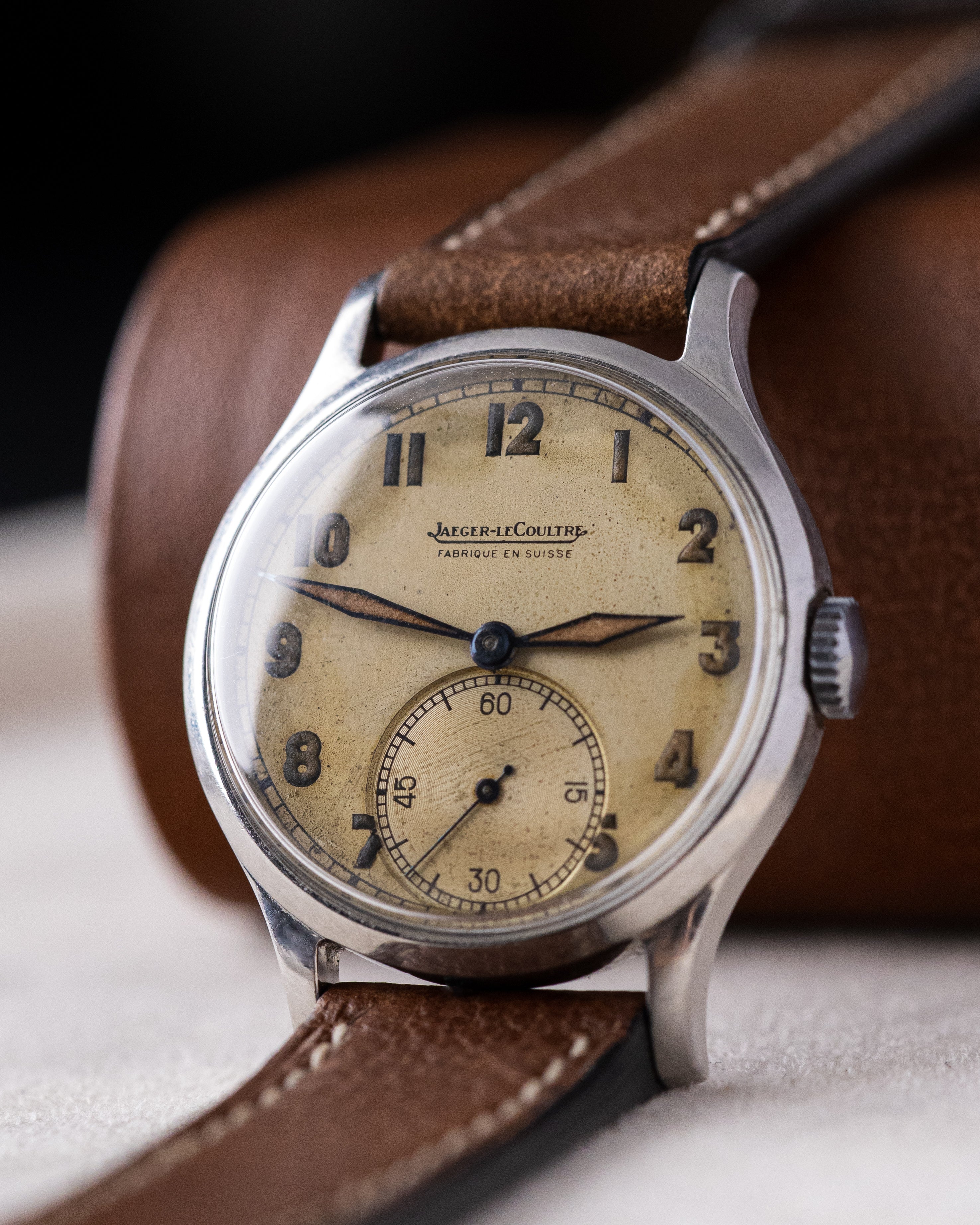 Vintage Jaeger - LeCoultre Military Watch, Cal. P469/c, Original Radium Dial with Sub - second from 1940's - DuMarko