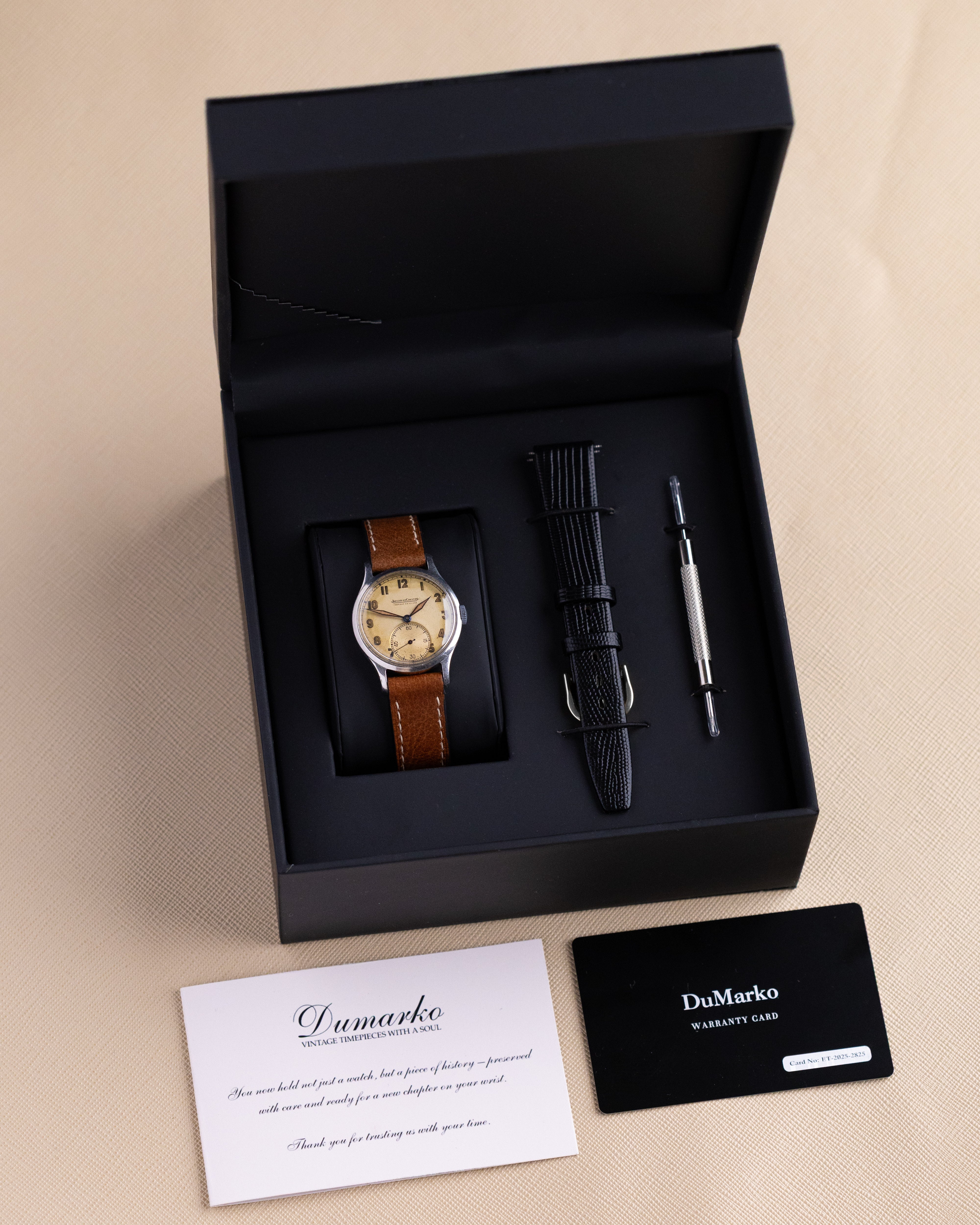 Vintage Jaeger - LeCoultre Military Watch, Cal. P469/c, Original Radium Dial with Sub - second from 1940's - DuMarko