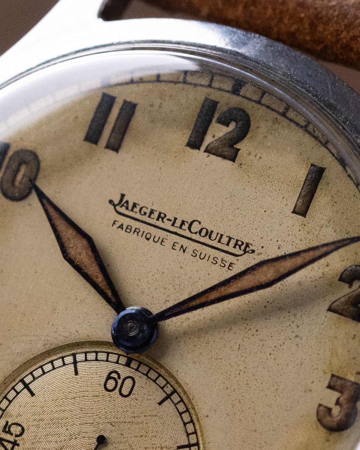 Vintage Jaeger - LeCoultre Military Watch, Cal. P469/c, Original Radium Dial with Sub - second from 1940's - DuMarko