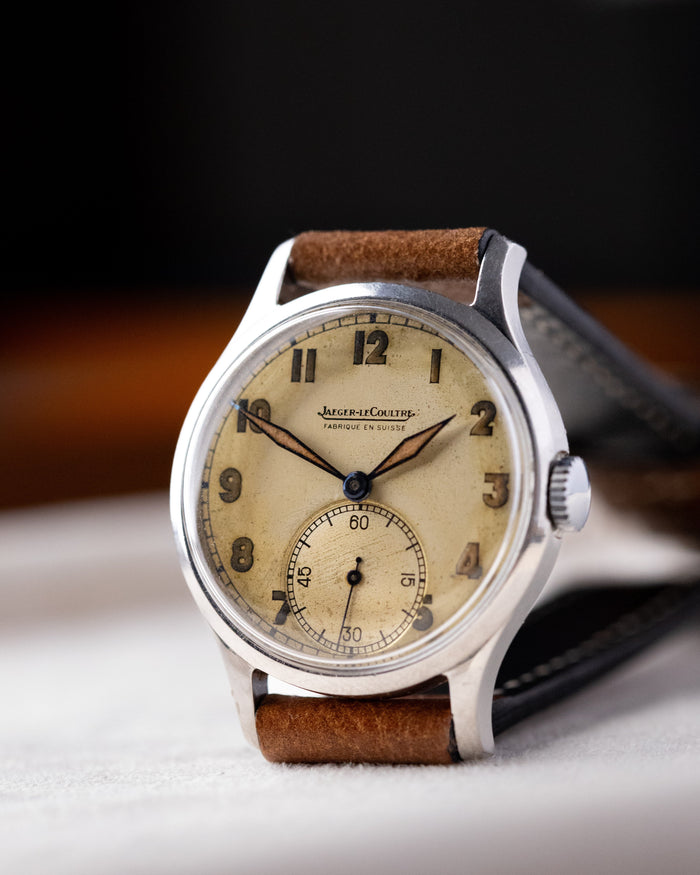 Vintage Jaeger-LeCoultre Military Watch Cal P469/c Original Radium Dial 1940s