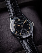 Vintage Jaeger - LeCoultre Military WW2 Watch, Manual Wind, Black Dial, Arabic Numerals, Calibre 463, c.1942 - DuMarko