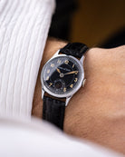 Vintage Jaeger - LeCoultre Military WW2 Watch, Manual Wind, Black Dial, Arabic Numerals, Calibre 463, c.1942 - DuMarko