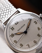 Vintage Jaeger - LeCoultre Swiss Watch, Cal. P478 Original Brushed Silver Dial with radium - DuMarko