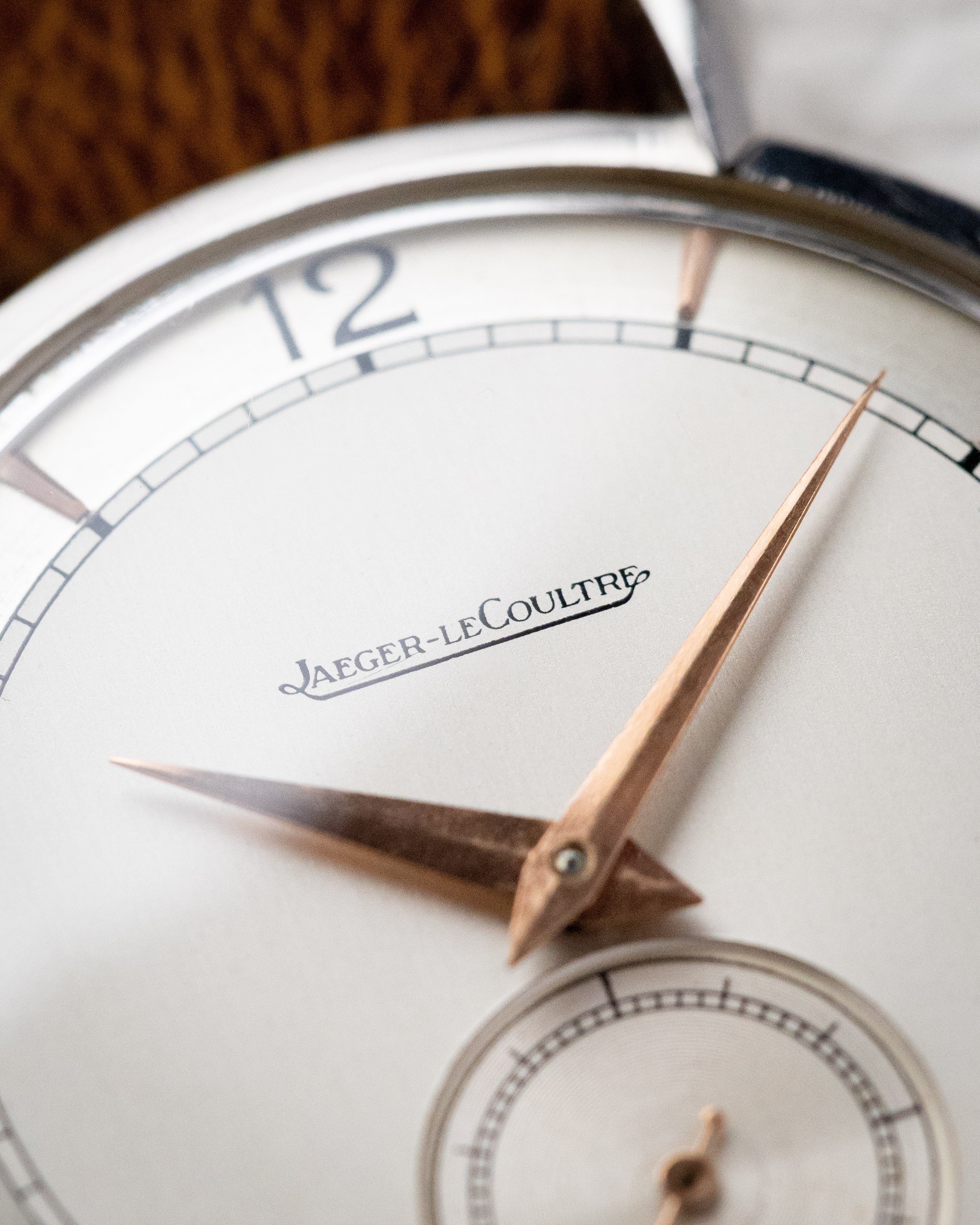 Vintage Jaeger - LeCoultre Watch, Teardrop Lugs, Oversized case, Two - Tone Dial, Cal. P449 from 1948 - DuMarko