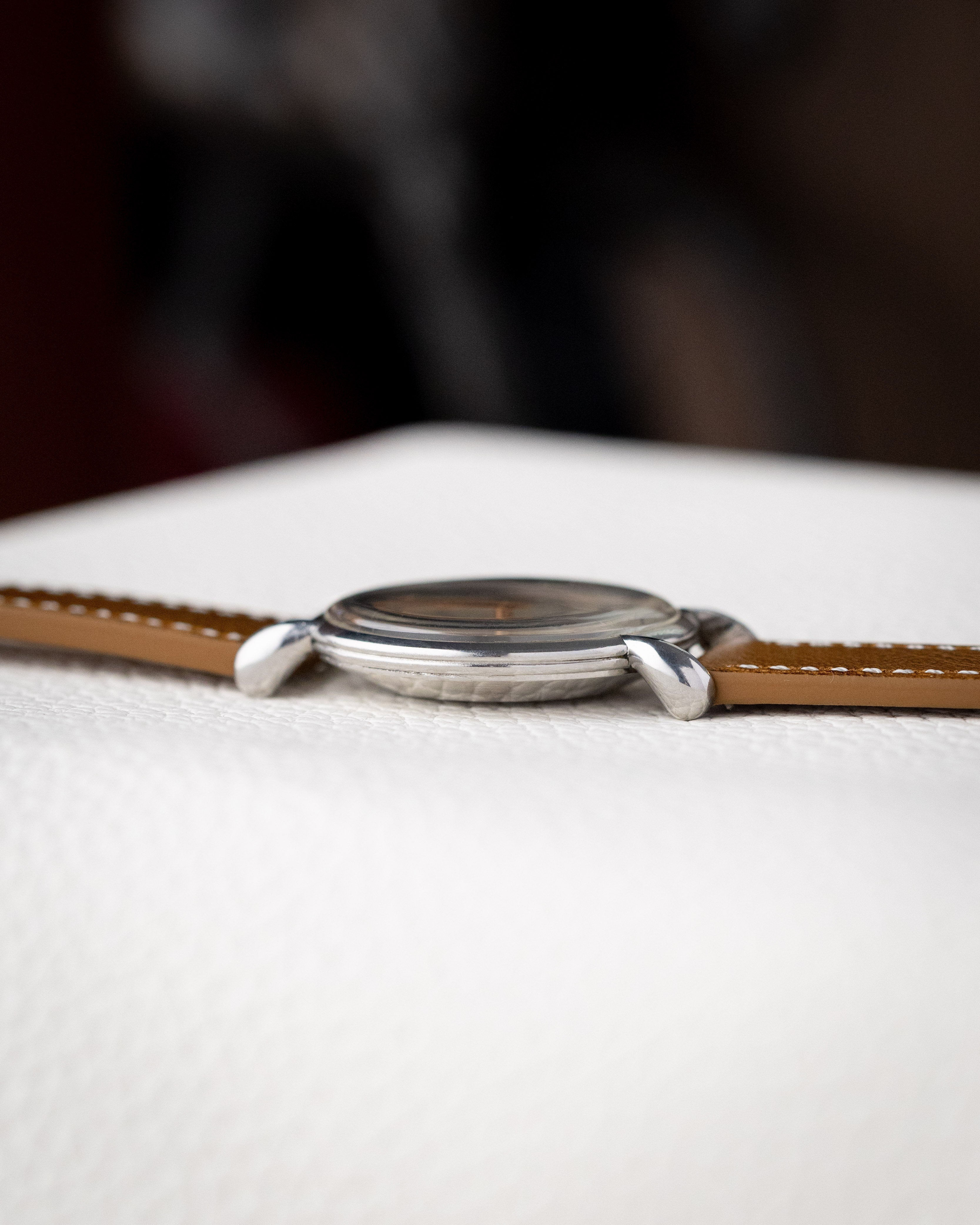 Vintage Jaeger - LeCoultre Watch, Teardrop Lugs, Oversized case, Two - Tone Dial, Cal. P449 from 1948 - DuMarko